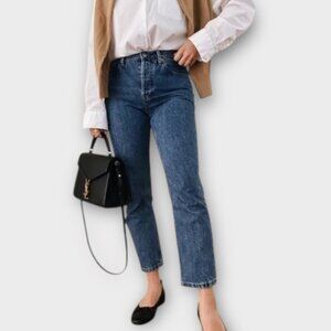 Everlane 90s Cheeky Jeans Medium Dark Wash